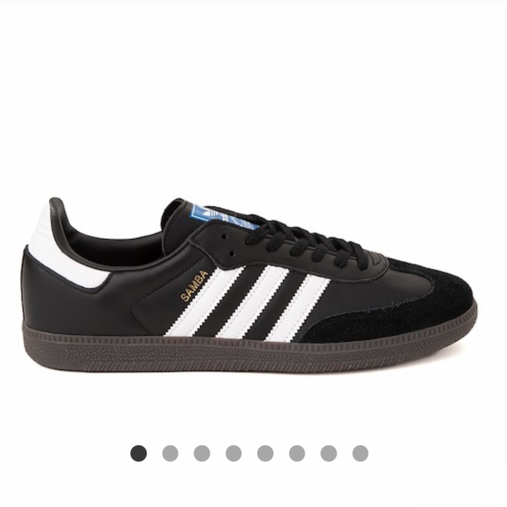 Adidas Samba originals Black and White/ gum-unisex